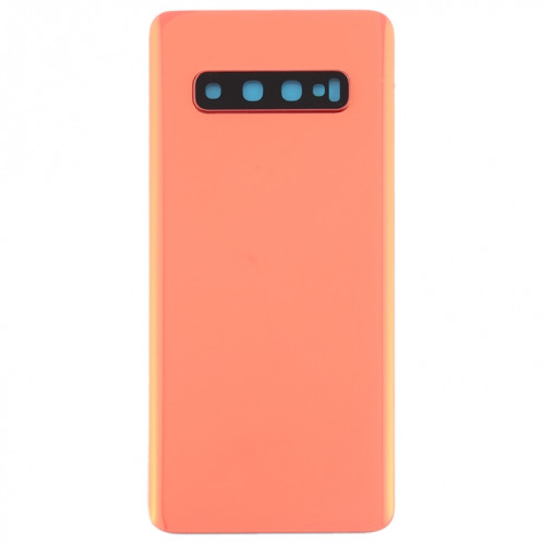 Coque arrière de batterie pour Galaxy S10 avec objectif d'appareil photo (rose) SH72FL1824-06