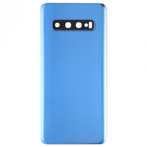 Coque arrière de batterie pour Galaxy S10 avec objectif d'appareil photo (bleu) SH72LL732-06