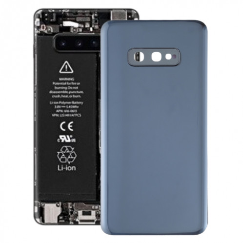 Coque arrière de batterie pour Galaxy S10e avec objectif d'appareil photo (noir) SH74BL925-06
