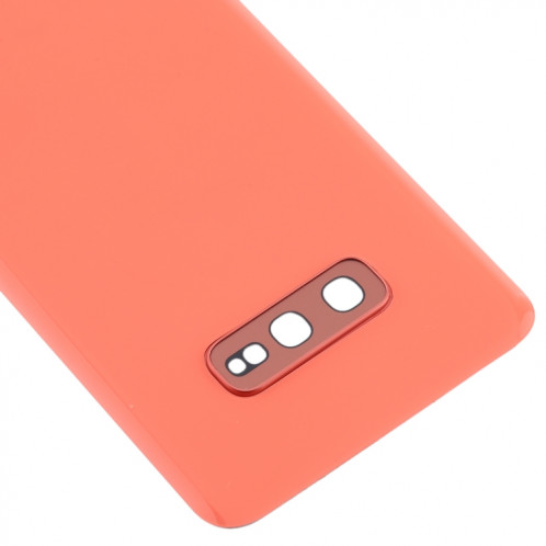 Coque arrière de batterie pour Galaxy S10e avec objectif d'appareil photo (rose) SH74FL1327-06