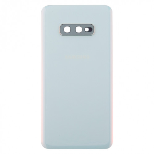 Coque arrière de batterie pour Galaxy S10e avec objectif d'appareil photo (blanc) SH74WL1534-06