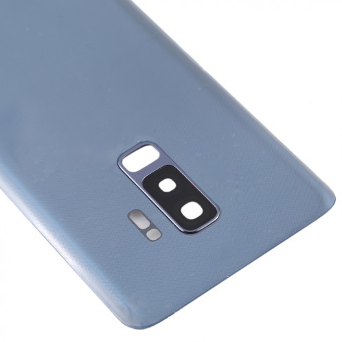 Coque arrière de batterie pour Galaxy S9+ avec objectif d'appareil photo (bleu) SH76LL317-06