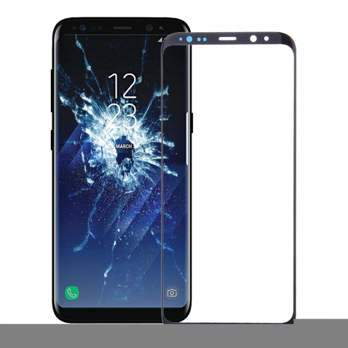 iPartsAcheter pour Samsung Galaxy S8 écran avant verre extérieur (noir) SI954B1852-05