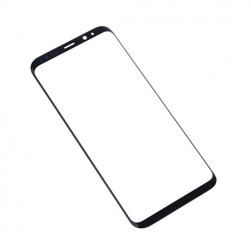 iPartsAcheter pour Samsung Galaxy S8 écran avant verre extérieur (noir) SI954B1852-05