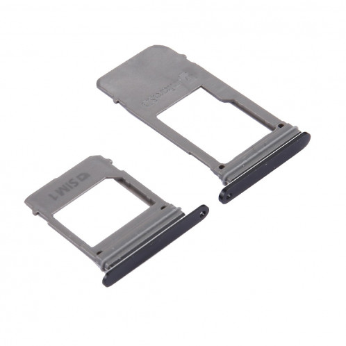 iPartsAcheter pour Samsung Galaxy A5 (2017) / A520 & A7 (2017) / A720 Carte SIM Plateau + Micro SD Card Plateau (Noir) SI956B1785-05