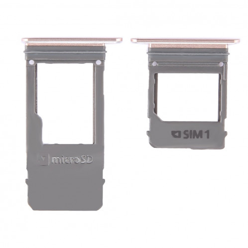 iPartsAcheter pour Samsung Galaxy A5 (2017) / A520 & A7 (2017) / A720 Carte SIM + Bac Micro SD (Rose) SI956F605-05