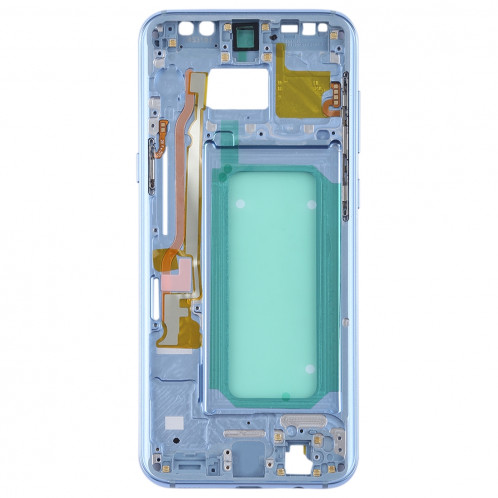 Cadre médian pour Galaxy S8 + / G9550 / G955F / G955A (bleu) SH964L698-06