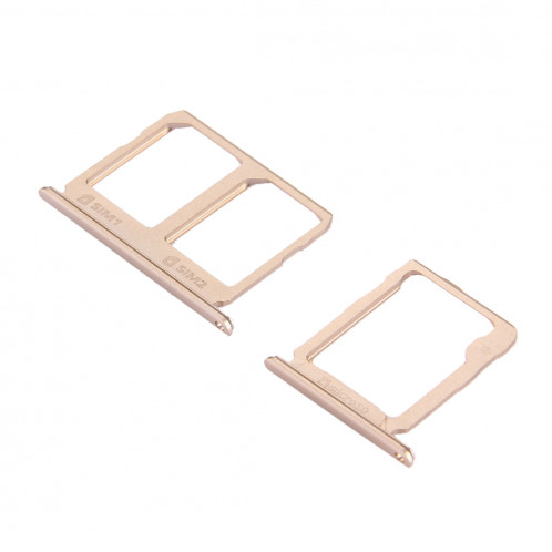 iPartsAcheter pour Samsung Galaxy C9 Pro / C9000 Carte SIM Plateau + Micro SD Carte Plateau (Or) SI970J1668-05