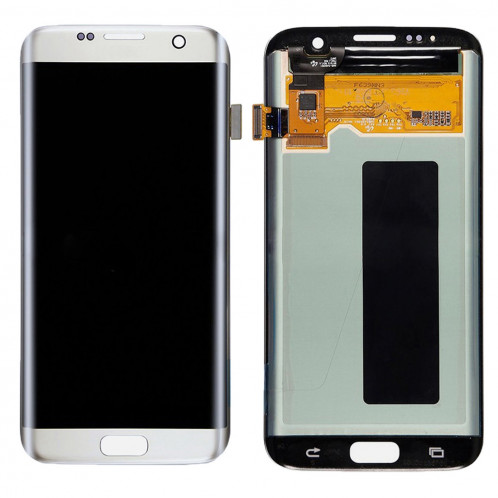 iPartsAcheter pour Samsung Galaxy S7 Bord / G9350 / G935F / G935A / G935V Écran LCD Original + Écran Tactile Digitizer Assemblée (Argent) SI01SL1194-08