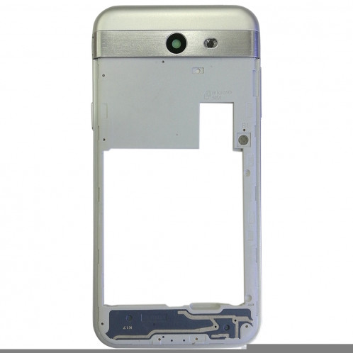 Cadre de logement arrière pour Galaxy J3 Emerge / J327 (Argent) SH002S371-06