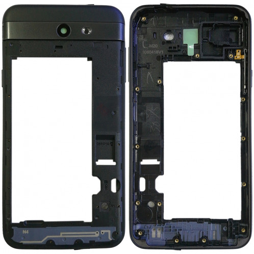 Cadre de logement arrière pour Galaxy J7 V J727V (Verizon) (Noir) SH005B82-06