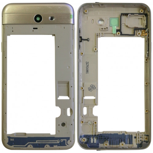 Cadre de logement arrière pour Galaxy J7 V J727V (Verizon) (Or) SH005J205-06
