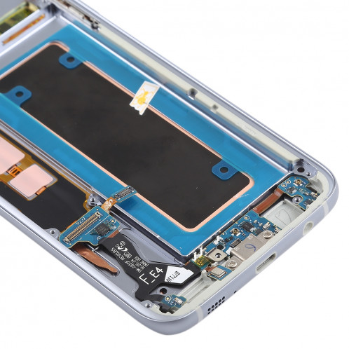 Ecran LCD et ensemble de numérisation complet (matériau Oled) (avec cadre / port de charge Câble flexible / Bouton d'alimentation Câble flexible / Bouton de volume pour câble) pour Galaxy S7 Edge / G935F / SH89BL1969-06