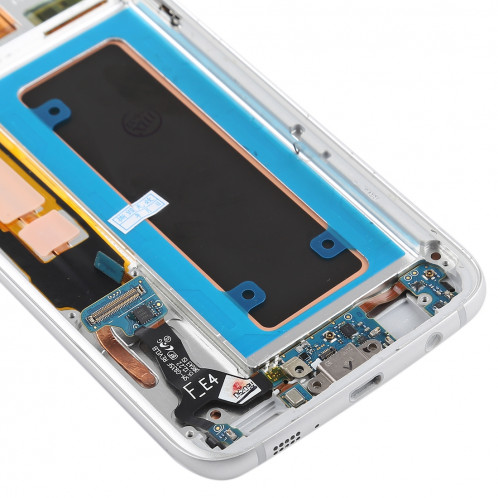 Ecran LCD et assemblage complet du numériseur (matériau Oled) (avec cadre / port de charge Câble flexible / bouton d'alimentation Câble flexible / Bouton volume pour câble) pour Galaxy S7 Edge / G935F / G935FD SH89WL1600-06