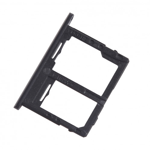 Bac à carte SIM + bac à carte Micro SD pour Galaxy Tab A T595 10,5 pouces (version 4G) (Noir) SH236B726-04