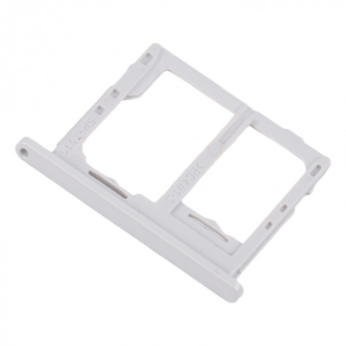 Pour Galaxy Tab A 10,5 pouces T595 4G ​​Plateau de carte SIM + Plateau de carte Micro SD (Blanc) SH236W1014-04