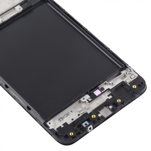Pour Galaxy A10 Front Housing LCD Frame Bezel Plate (Noir) SH327B26-06