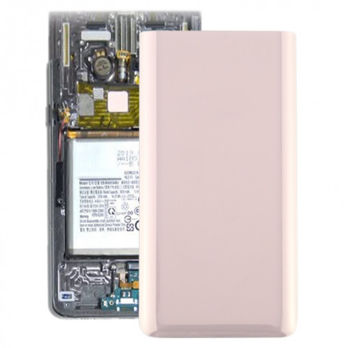 Pour le couvercle arrière de la batterie Galaxy A80 (or) SH30JL999-06