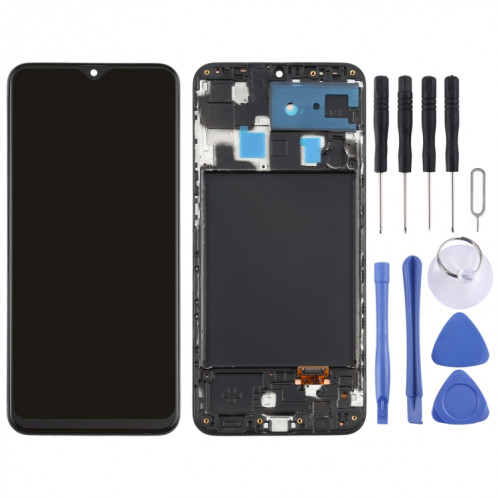 Écran LCD Super AMOLED d'origine pour assemblage complet de numériseur Galaxy A20 avec cadre SH1351243-06