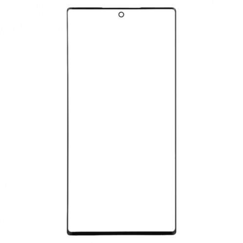 Pour Galaxy Note 10 Lentille en verre extérieure de l'écran avant (noir) SH357B1779-06