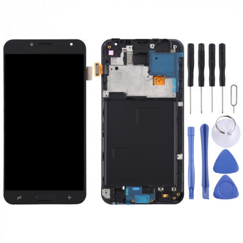 Écran LCD TFT pour Galaxy J4 J400F/DS Assemblage complet du numériseur avec cadre (Noir) SH72BL195-06