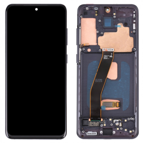 Écran LCD AMOLED dynamique d'origine pour Galaxy S20 4G SM-G980 avec assemblage complet du numériseur (noir) SH429B1564-05