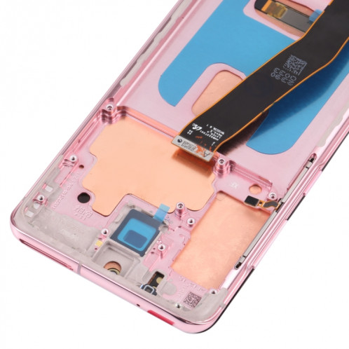 Original Dynamic AMOLED Material LCD Screen and Digitizer Full Assembly with Frame for Samsung Galaxy S20 4G SM-G980(Pink) SH429F1914-05