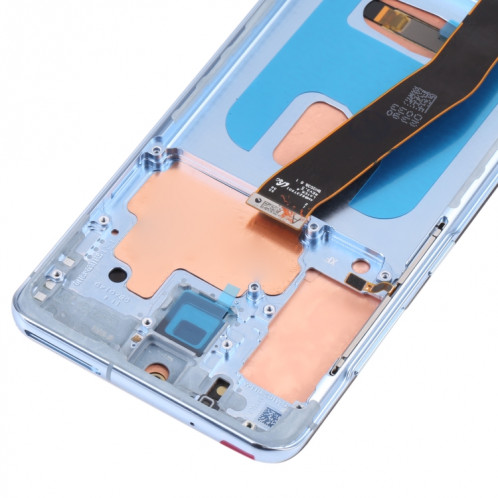 Écran LCD AMOLED dynamique d'origine pour Samsung Galaxy S20 4G SM-G980 Assemblage complet du numériseur avec cadre (Bleu) SH429L1425-05