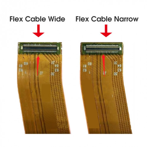 Écran LCD TFT PLS d'origine pour Galaxy A01 avec ensemble complet de numériseur (câble flexible étroit) (noir) SH430B534-08