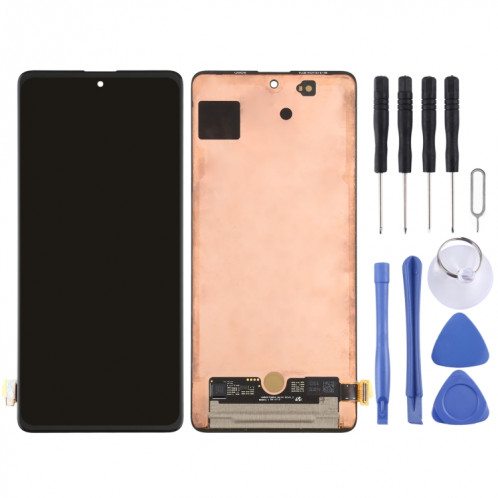 Écran LCD Super AMOLED d'origine pour Galaxy A71 4G avec ensemble complet de numériseur (noir) SH439B161-06