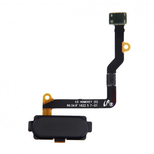 iPartsAcheter pour bouton d'accueil Samsung Galaxy C5 / C5000 (noir) SI606B728-04
