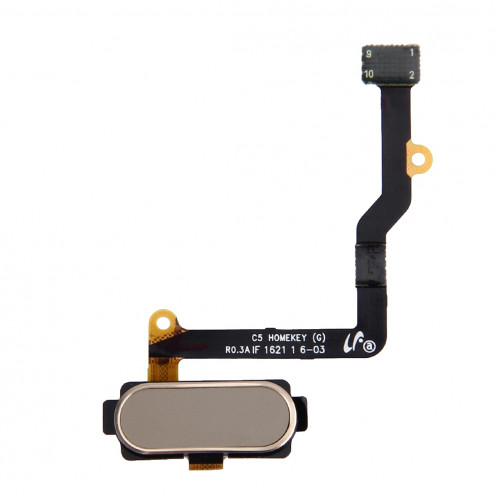 iPartsAcheter pour Bouton Home Samsung Galaxy C5 / C5000 (Or) SI606J1264-04