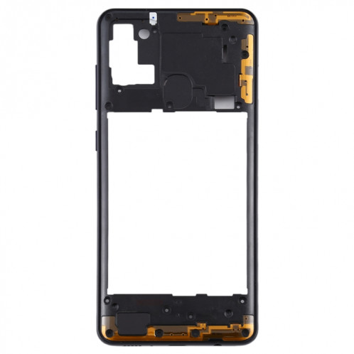 Pour Samsung Galaxy A21s Middle Frame Bezel Plate (Noir) SH651B739-06
