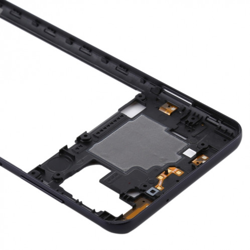 Pour Samsung Galaxy A21s Middle Frame Bezel Plate (Noir) SH651B739-06