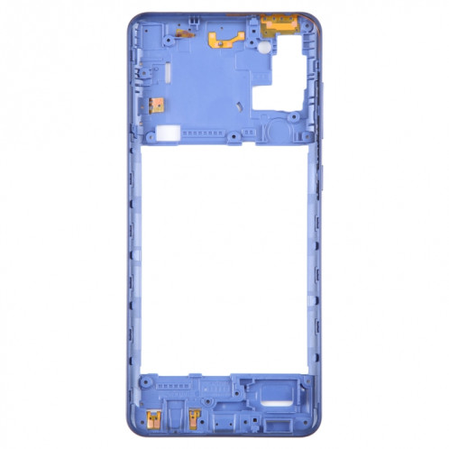 Pour Samsung Galaxy A21s, plaque de cadre central (bleu) SH651L300-06