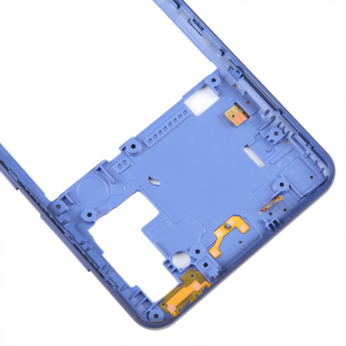 Pour Samsung Galaxy A21s, plaque de cadre central (bleu) SH651L300-06