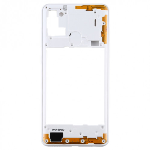 Pour Samsung Galaxy A21s Middle Frame Bezel Plate (Blanc) SH651W477-06