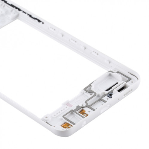 Pour Samsung Galaxy A21s Middle Frame Bezel Plate (Blanc) SH651W477-06