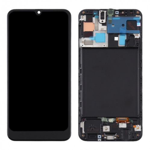 Écran LCD TFT pour Samsung Galaxy A50 Assemblage complet du numériseur avec cadre (ne prend pas en charge l'identification des empreintes digitales) (noir) SH669B443-06