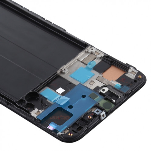 Écran LCD TFT pour Samsung Galaxy A50 Assemblage complet du numériseur avec cadre (ne prend pas en charge l'identification des empreintes digitales) (noir) SH669B443-06