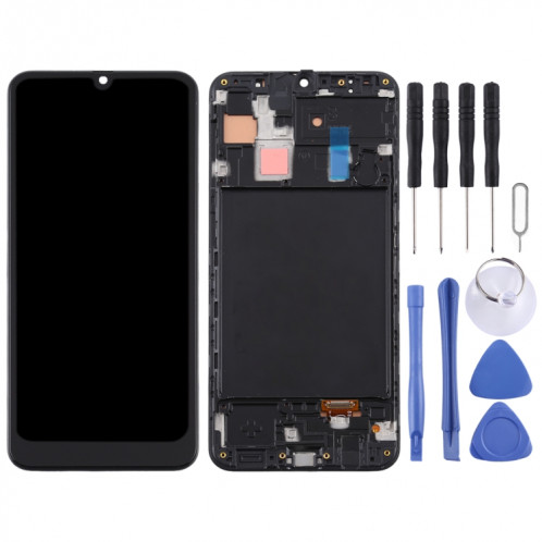 Écran LCD TFT pour Samsung Galaxy A30 Assemblage complet du numériseur avec cadre (Noir) SH671B1633-06