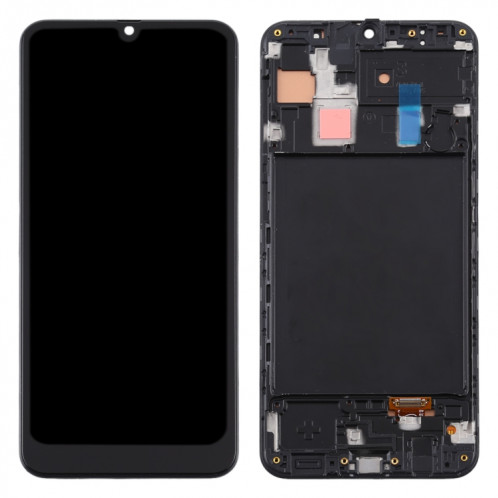 Écran LCD TFT pour Samsung Galaxy A30 Assemblage complet du numériseur avec cadre (Noir) SH671B1633-06