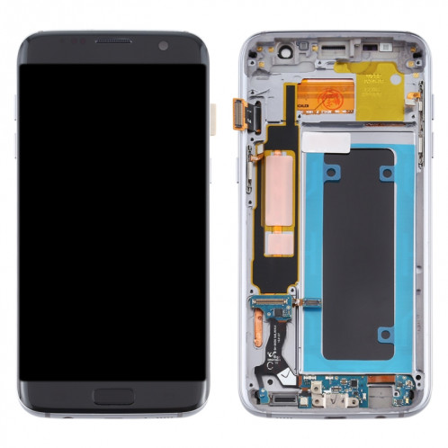 Écran LCD OLED pour Samsung Galaxy S7 Edge / SM-G935F Assemblage complet du numériseur avec cadre (Noir) SH72BL162-06