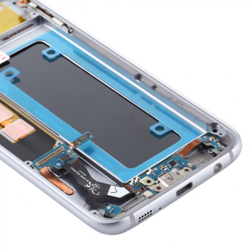Écran LCD OLED pour Samsung Galaxy S7 Edge / SM-G935F Assemblage complet du numériseur avec cadre (Noir) SH72BL162-06