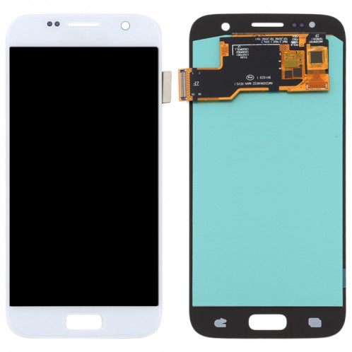 Écran LCD OLED pour Samsung Galaxy S7 avec assemblage complet du numériseur (Argent) SH73SL220-06