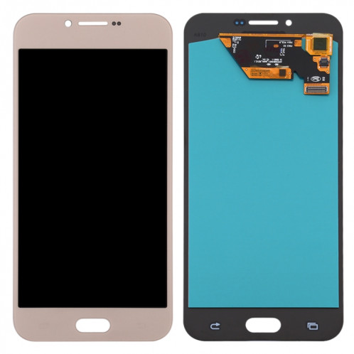 Écran LCD OLED pour Samsung Galaxy A8 (2016) / SM-A810 avec assemblage complet du numériseur (Or) SH74JL602-06