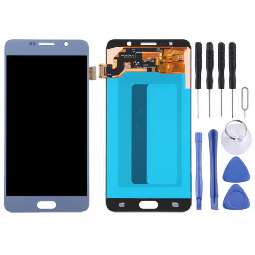 Écran LCD OLED de 5,5 pouces pour Samsung Galaxy Note 5 avec assemblage complet du numériseur (bleu bébé) SH5TTL941-07