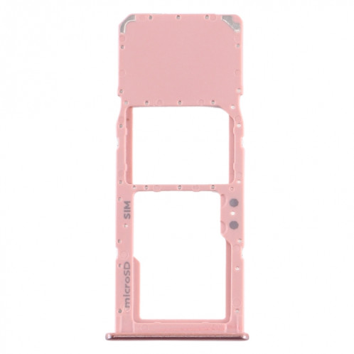 Pour Samsung Galaxy A51 Plateau de carte SIM + Plateau de carte Micro SD (Rose) SH708F1967-04