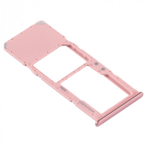 Pour Samsung Galaxy A51 Plateau de carte SIM + Plateau de carte Micro SD (Rose) SH708F1967-04