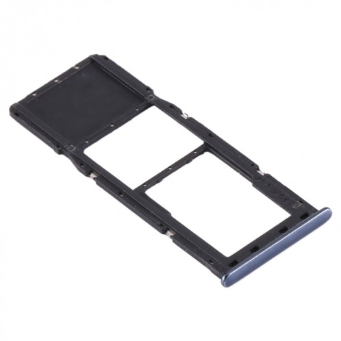 Pour Samsung Galaxy A71 / A715 Plateau de carte SIM + Plateau de carte Micro SD (Noir) SH709B1542-04
